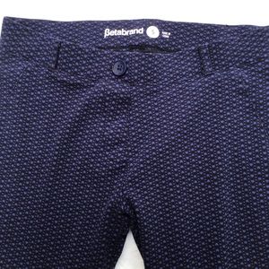 Betabrand Blue Stretch Skinny Pants. Size Small